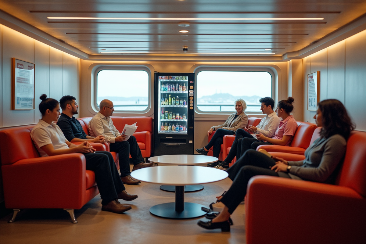 Espace lounge convivial pour l